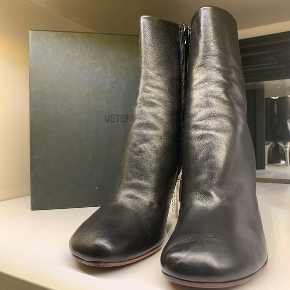 🔥HP🔥 Vetements Eiffel Tower Leather Boots EUR38 - Picture 8 of 16